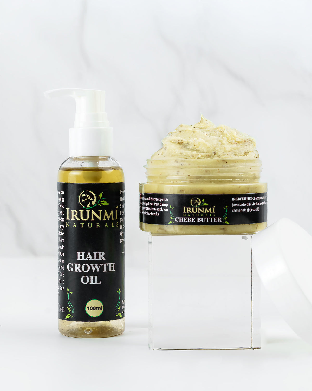 Chebe Hair Butter and oil combo