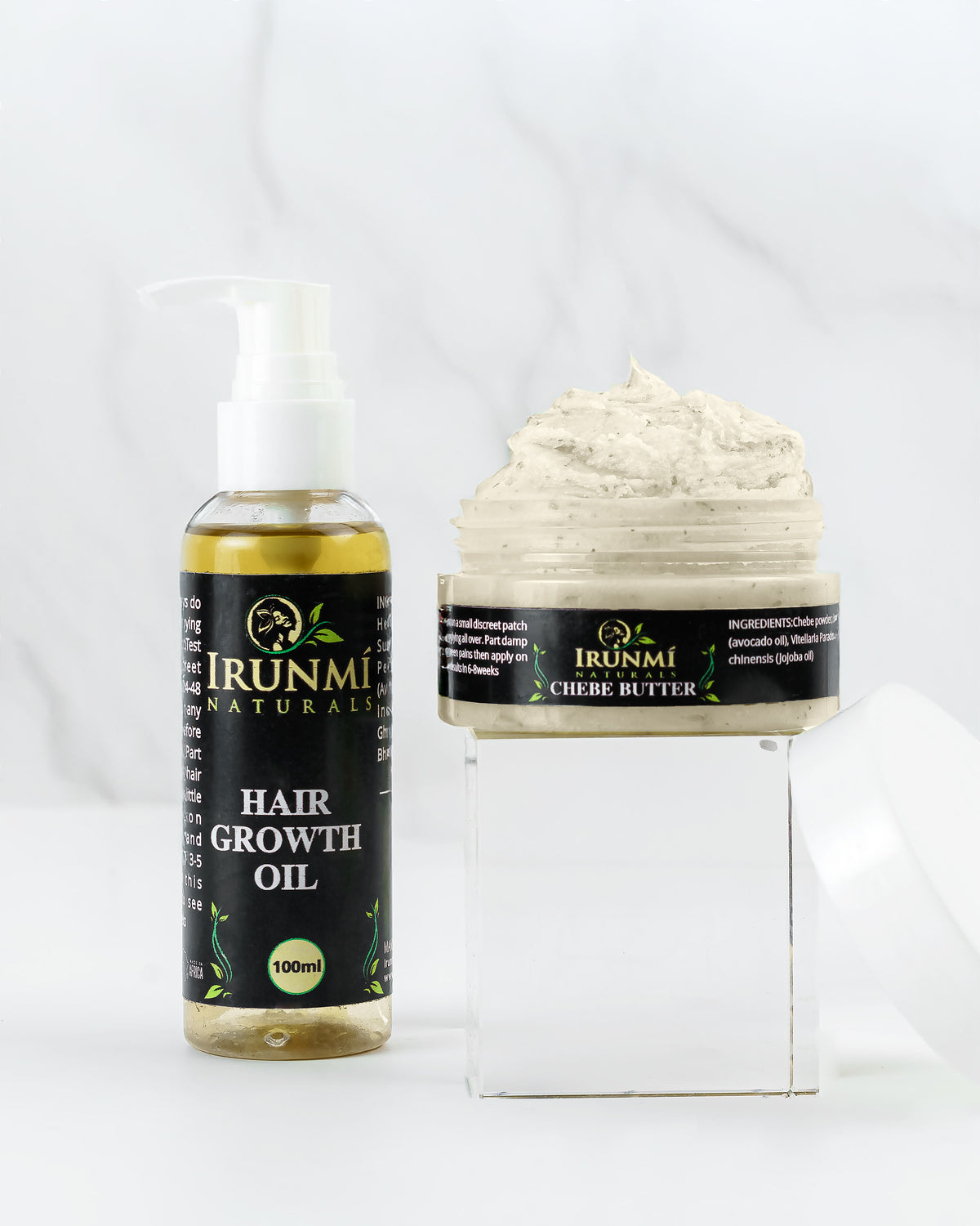 Chebe Hair Butter and oil combo
