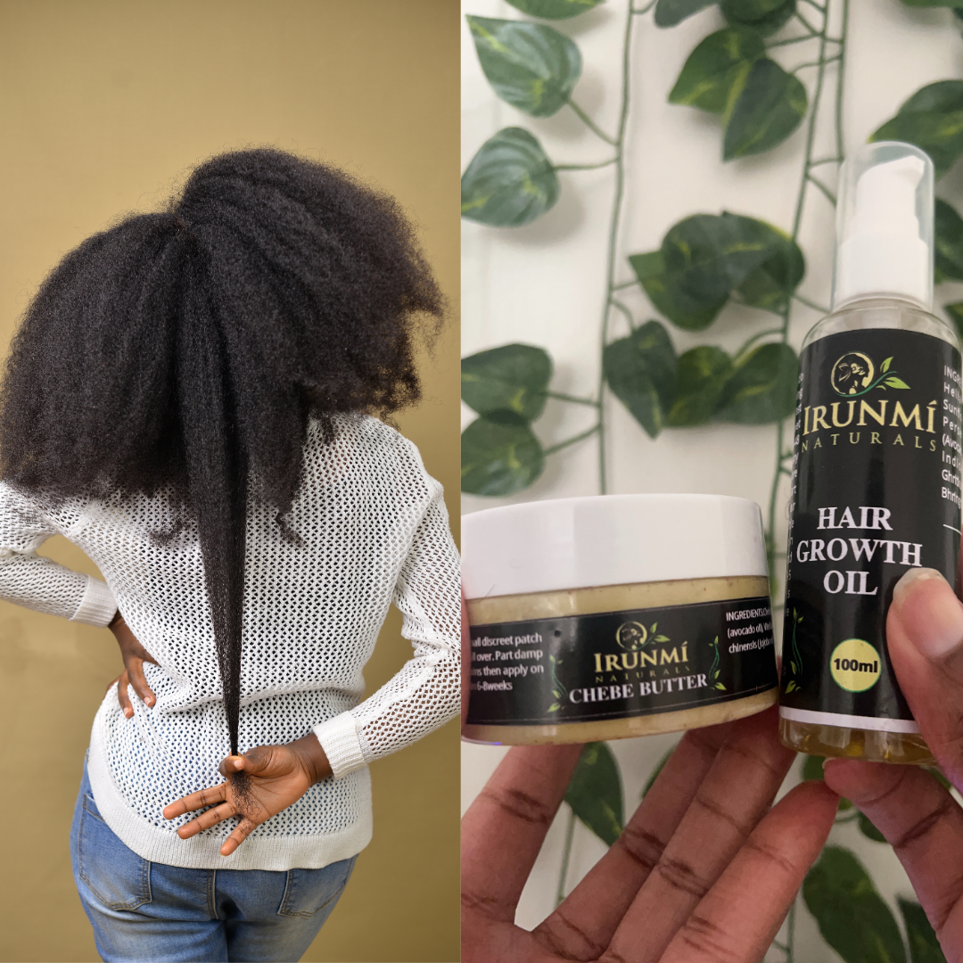 Chebe Hair Butter and oil combo
